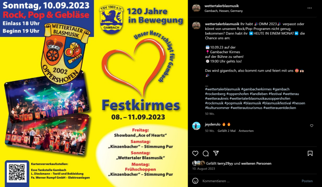 Festkirmes Gambach