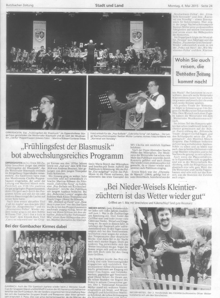 Frühingsfest der Blasmusik