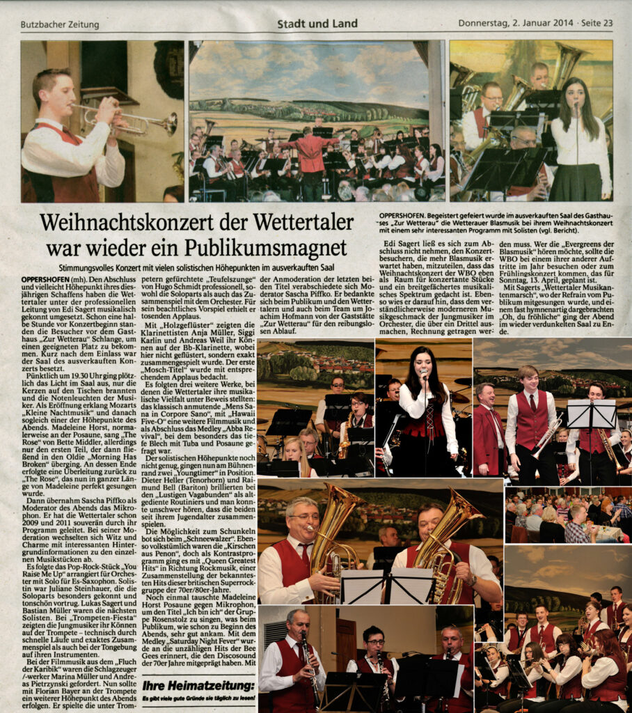 Weihnachtskonzert 2013