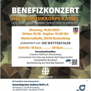 Plakat Heeresmusikkorps Kassel 2026